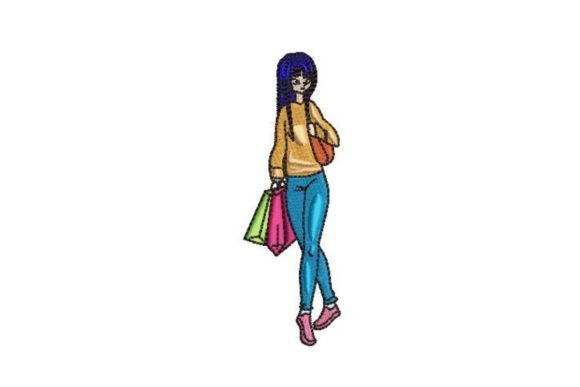 Anime Girl Carrying Shopping Bags: A Designer’s Review