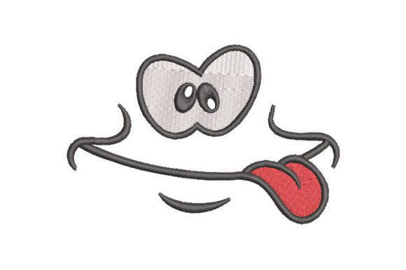 Cartoon Face: A Joyful Addition to Holiday Embroidery