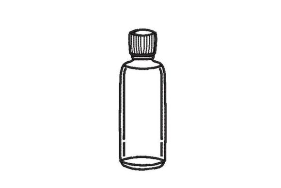Essential Oil Bottle: A Holiday Embroidery Review