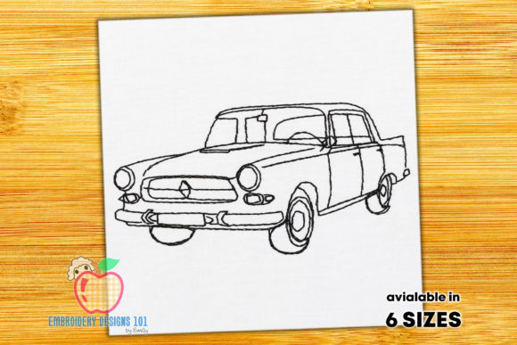 Old Vintage Car: A Charming Stitch for Handmade Gifts