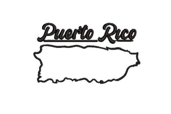 Puerto Rico Map: A Festive Embroidery Review