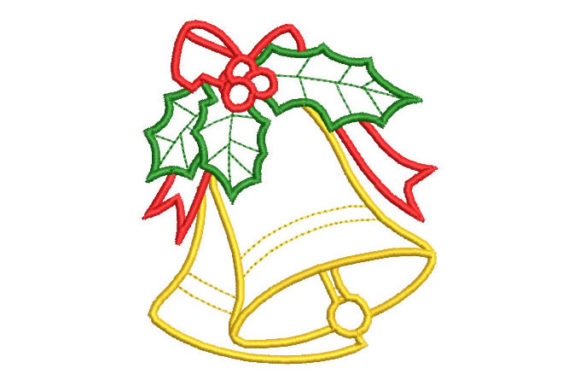 Review: Christmas Bell with Leaves Embroidery Design