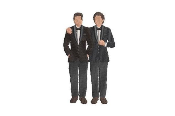 Review: Faceless Boys in Tuxedos for Elegant Embroidery